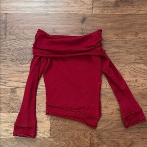 Hazel boutique asymmetric off shoulder top small